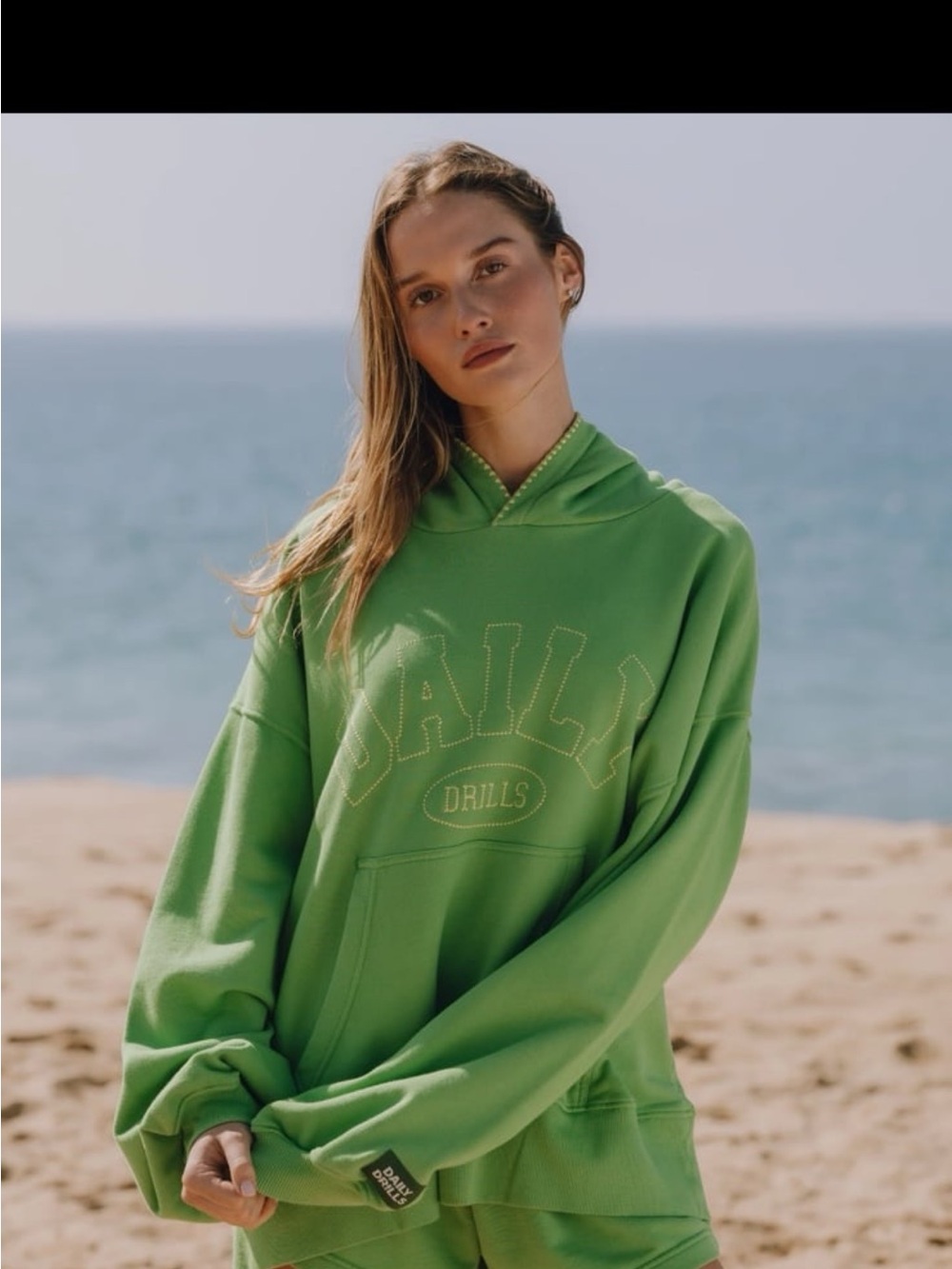 NWT Daily Drills Oversized Daily Hoodie - Lucky + Lemonade Stitch
